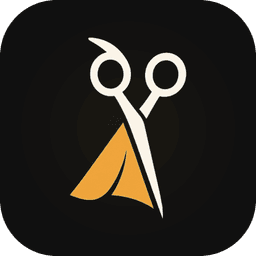 Clip Hero scissors and cape logo